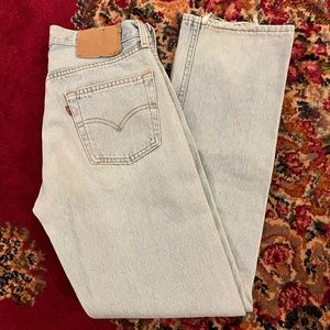 Vintage Levi's 501 Light Wash Jeans